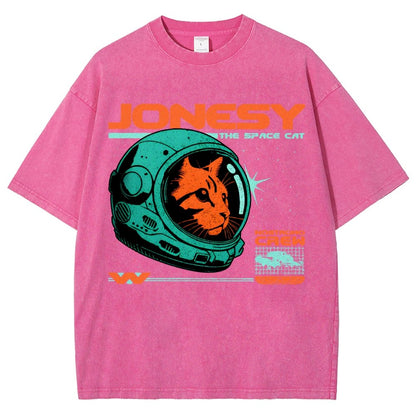Jonesy The Space Cat Vintage Distressed T-shirt