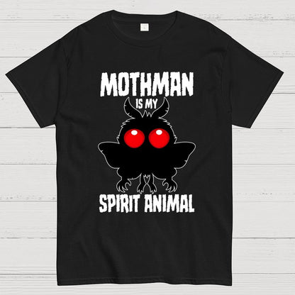 Mothman Is My Spirit Animal Dark Geek T-Shirt