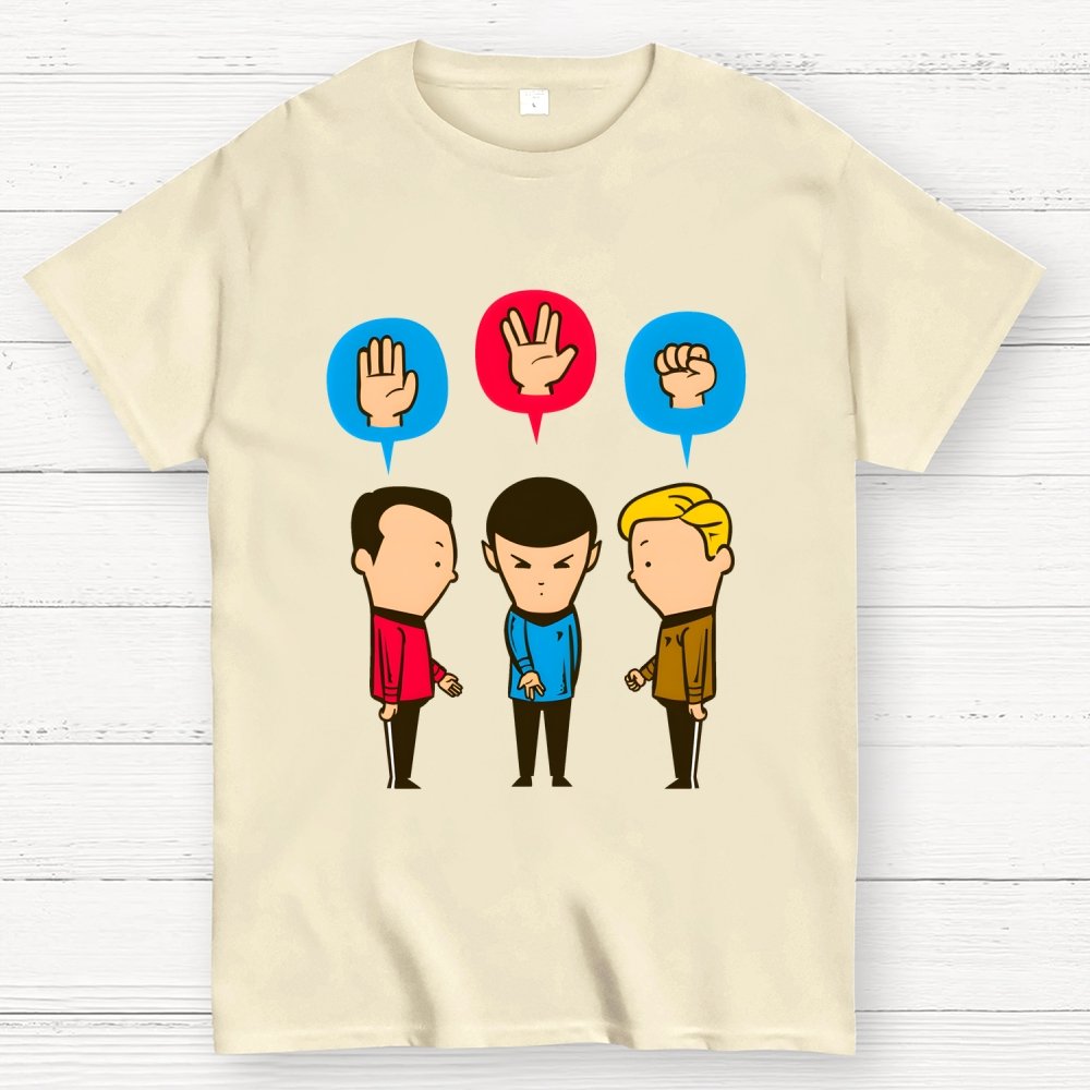 Paper – Scissors – Rock Unisex Geek T-Shirt