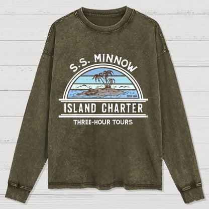 Tour 3 Hours Washed Long Sleeve Tee