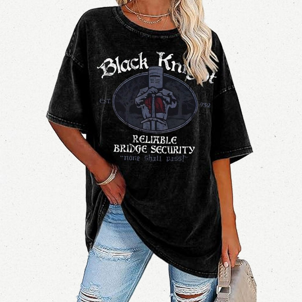 Black Knight Vintage Distressed T-shirt