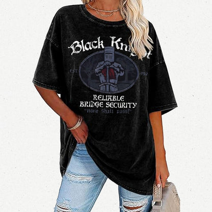 Black Knight Vintage Distressed T-shirt