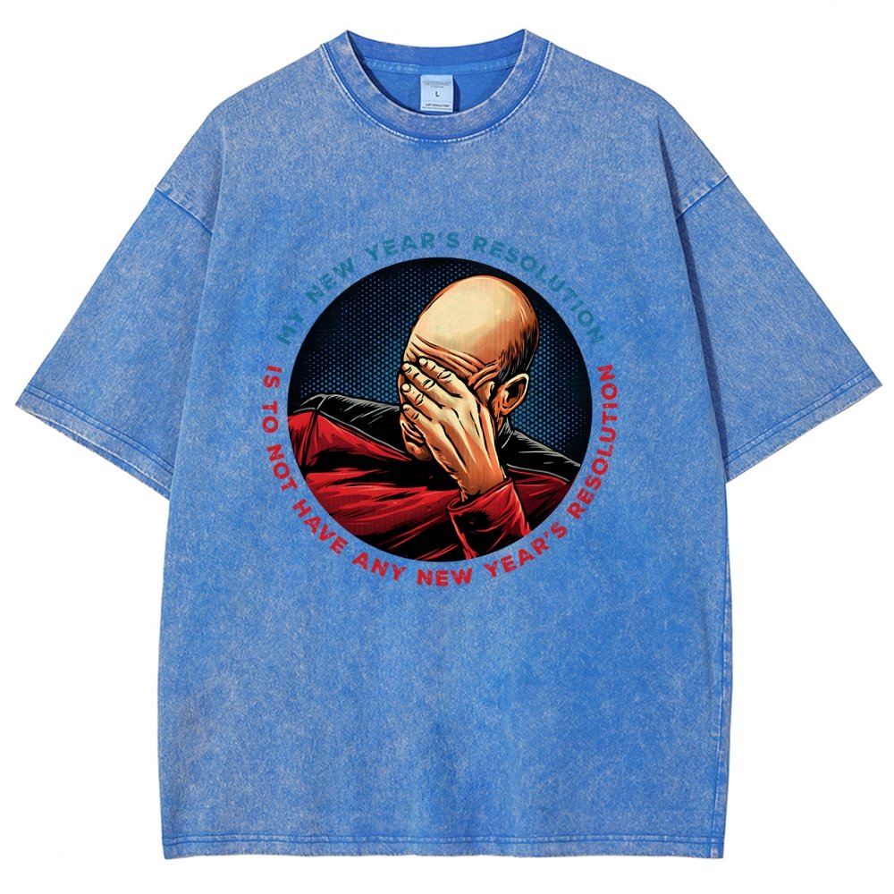 No New Year’s Resolution Vintage Distressed T-shirt