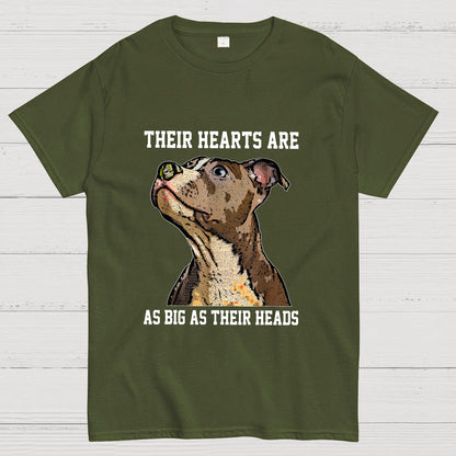 Their Hearts Are As Big As Their Heads Nerdy T-Shirt