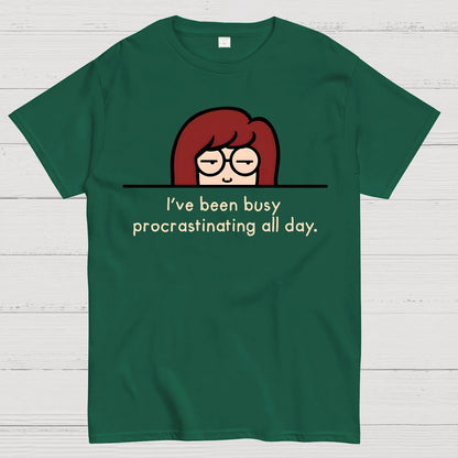 Busy Procrastinating. Sarcasm Geek T-Shirt