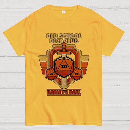 RPG Vintage Sword Shield Geek T-Shirt