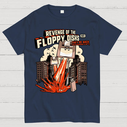 Attack of the Floppy Disks Geek T-Shirt