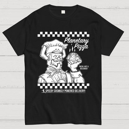 Planetary Pizza Unisex Geek T-Shirt