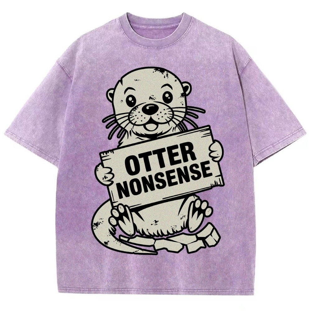 Otterly Nonsensical Vintage Distressed T-shirt