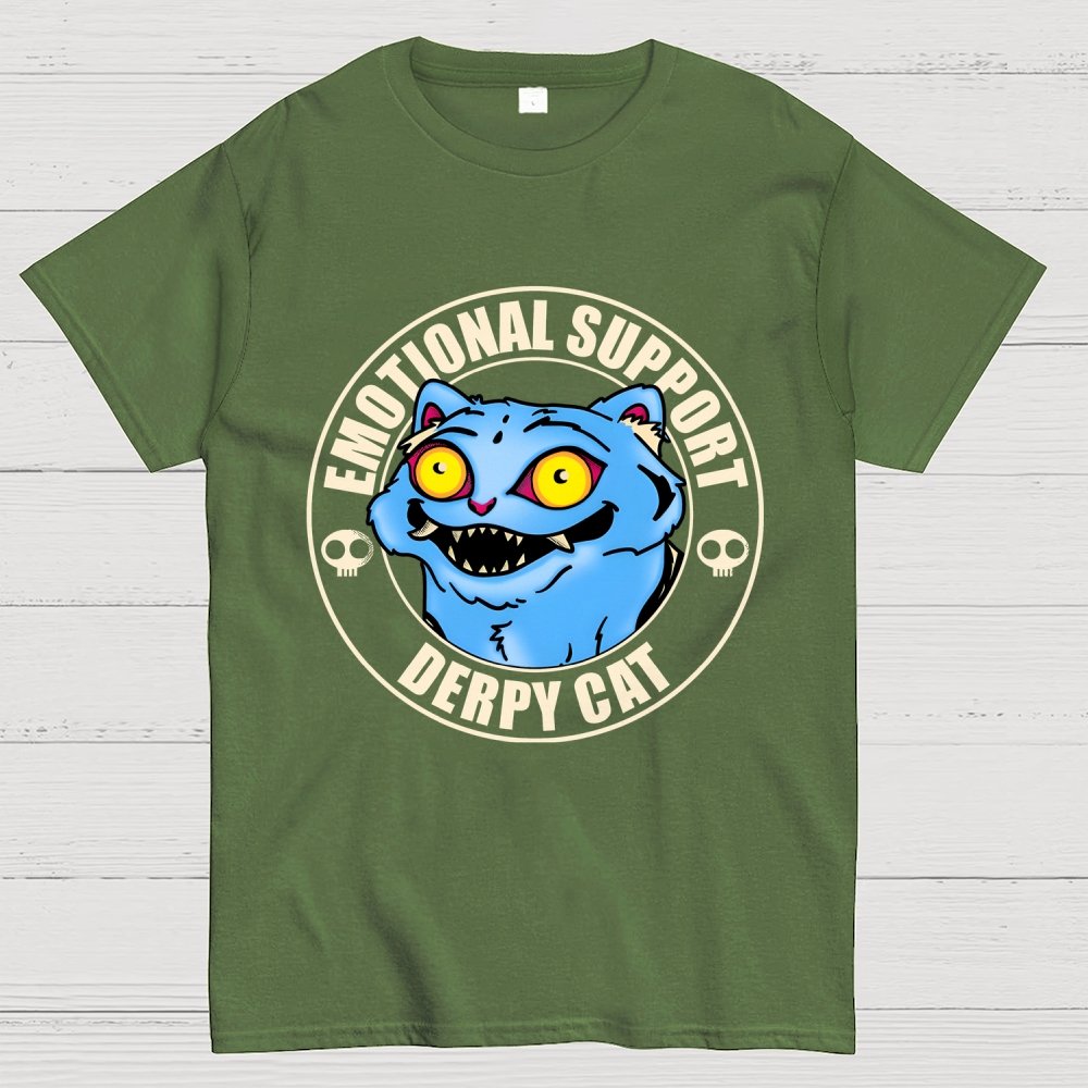 Emotional Support Cat Geek T-Shirt