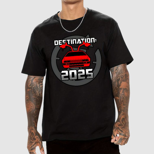 Cool 80's Sci-fi Inspired New Year Slogan Geek T-Shirt