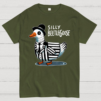 Silly Beetle Goose Funny Geek T-Shirt