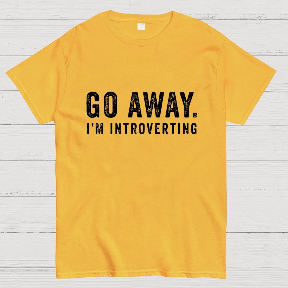 Go Away I'm Introverting Geek T-Shirt