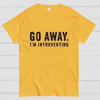Go Away I'm Introverting Geek T-Shirt