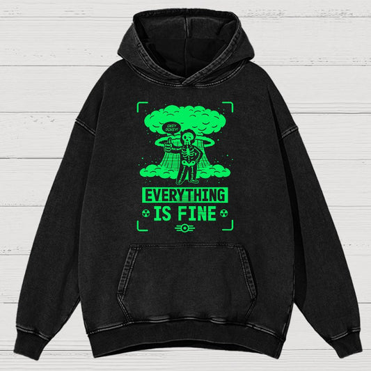 Nuclear Boy Vintage Distressed Hoodie