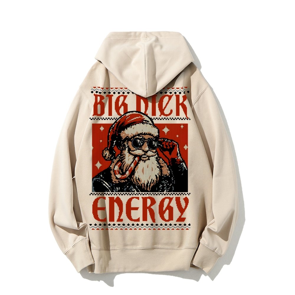 Big Nick Energy Printed Back Unisex Cotton Hoodie