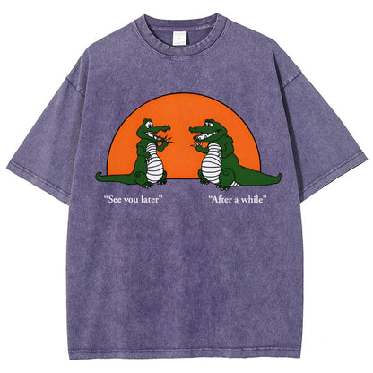 See You Later Alligator Vintage Distressed T-shirt