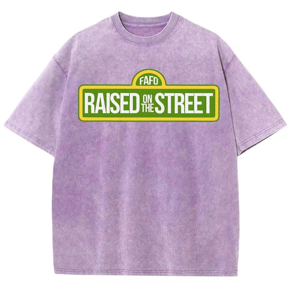 Raised On The Street Buy Now Vintage Distressed T-shirt