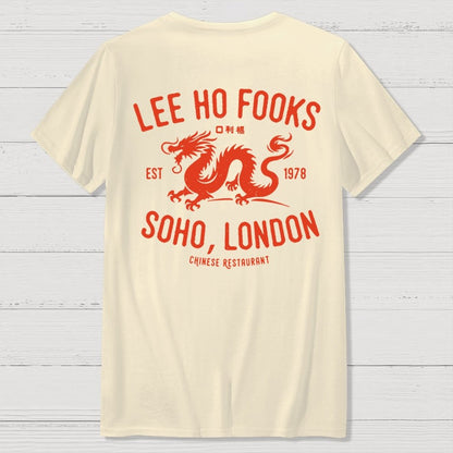 Lee Ho Fooks Vintage Resto Front And Back Printing Geek T-Shirt