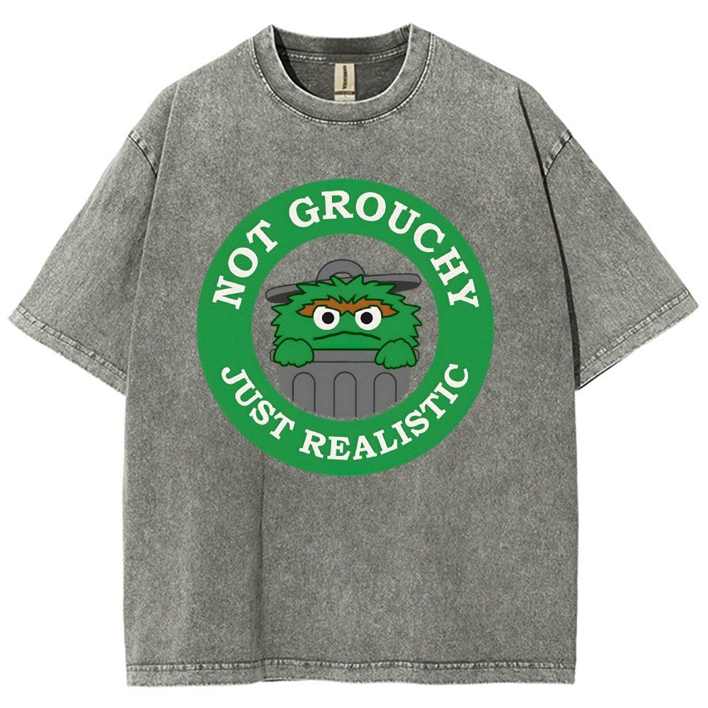 I'm Not Grouchy Vintage Distressed T-shirt