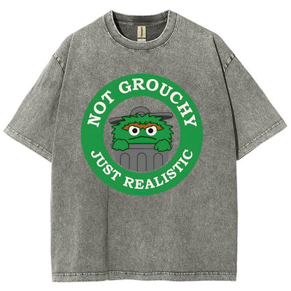 I'm Not Grouchy Vintage Distressed T-shirt