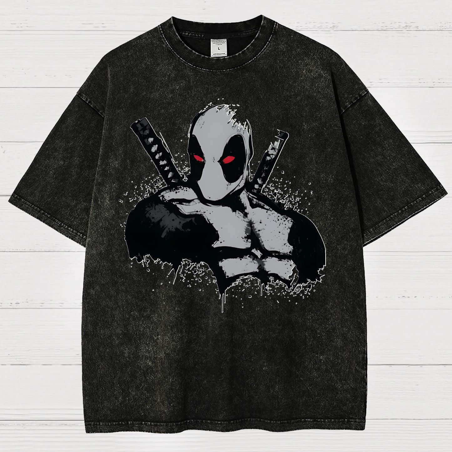 Merc in a Grey X suit Vintage Distressed T-shirt