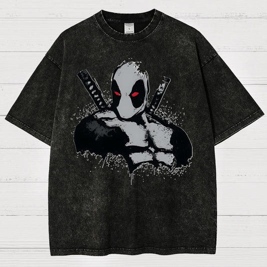 Merc in a Grey X suit Vintage Distressed T-shirt