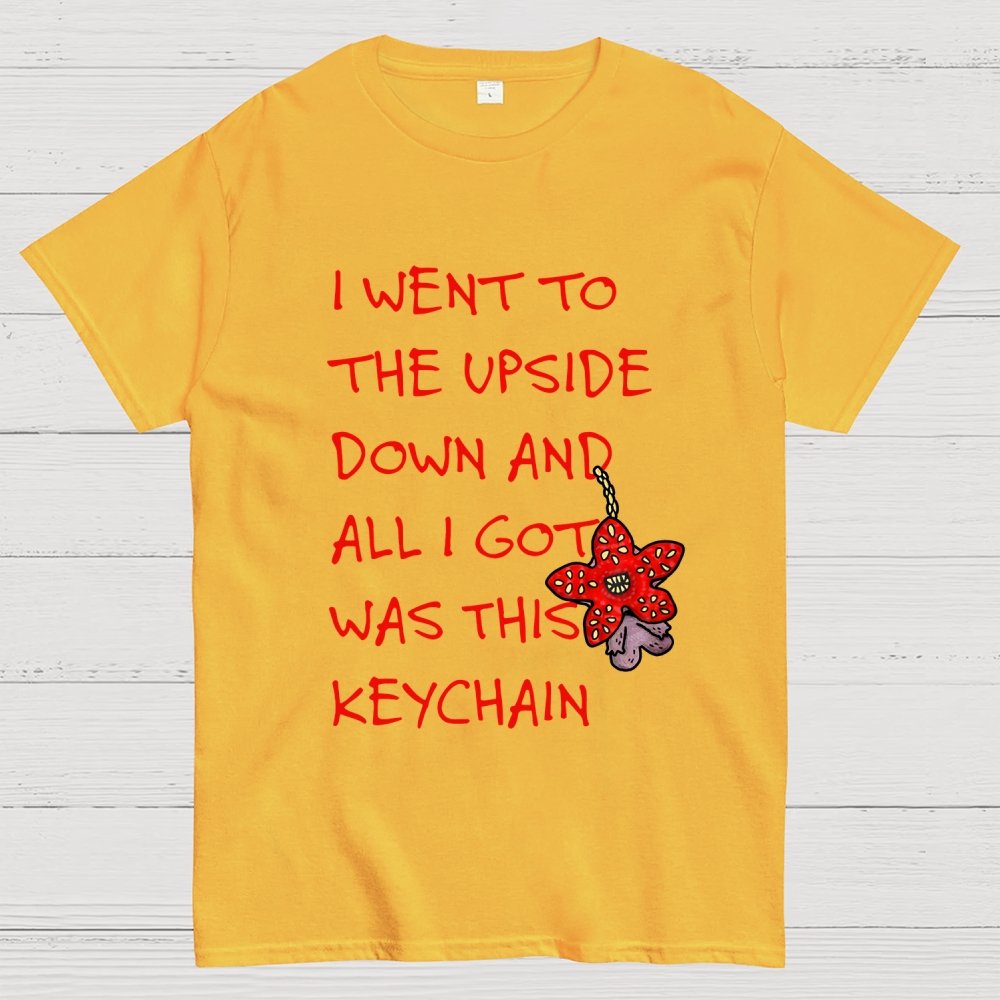 Upside Down Keychain Geek T-Shirt
