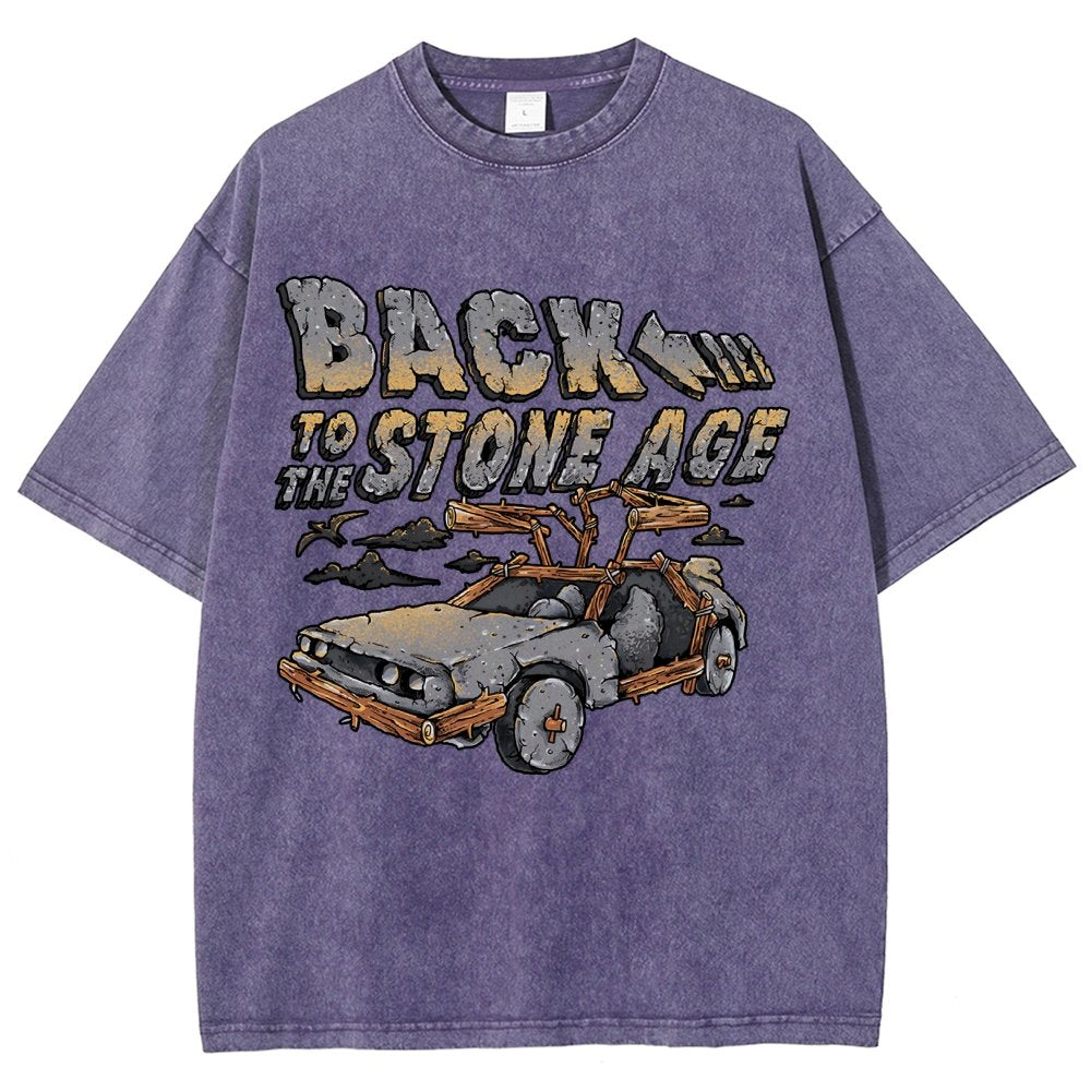 STONE AGE Vintage Distressed T-shirt