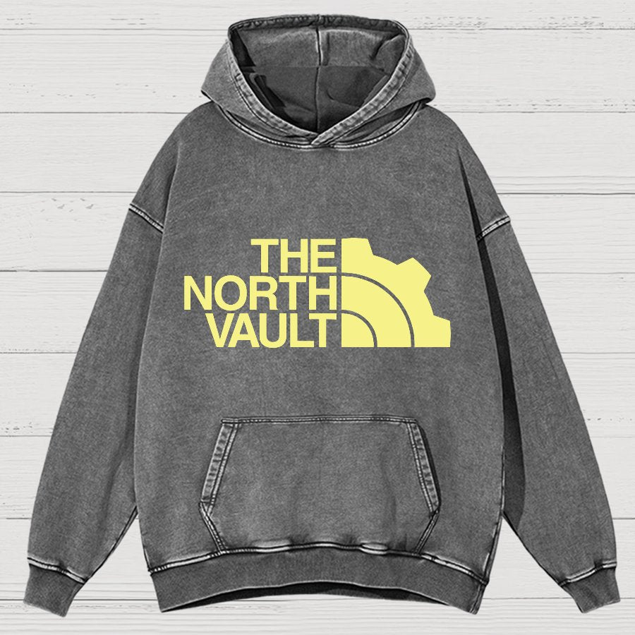 The North Vault  Vintage Distressed Hoodie