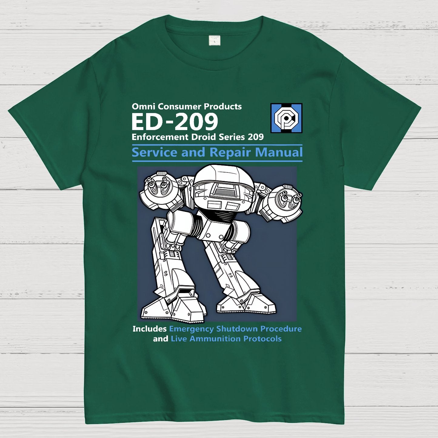 ED209 Service and Repair Manual Geek T-Shirt