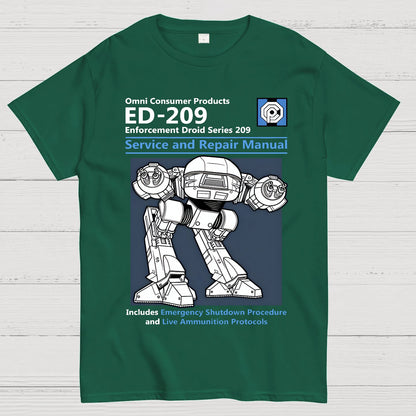 ED209 Service and Repair Manual Geek T-Shirt