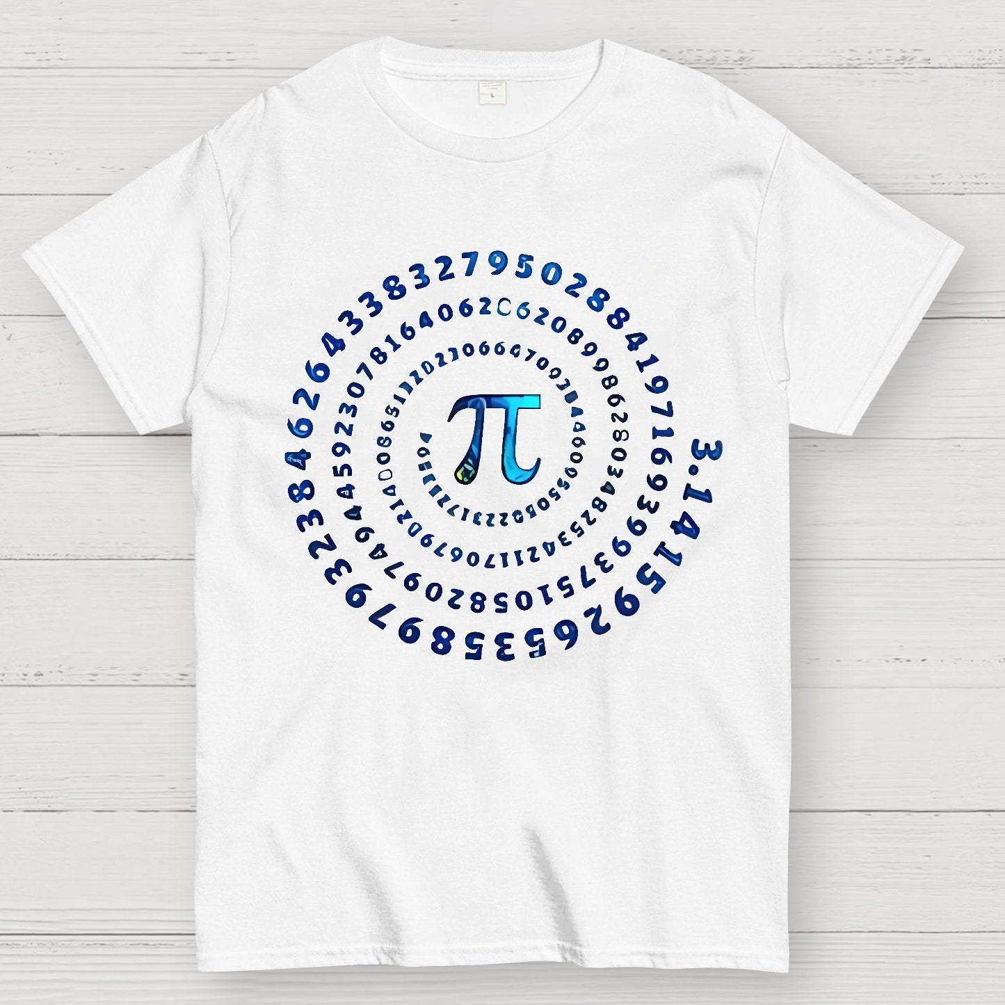 Pi Spiral Geek T-Shirt