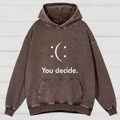 You Decide Vintage Distressed Hoodie