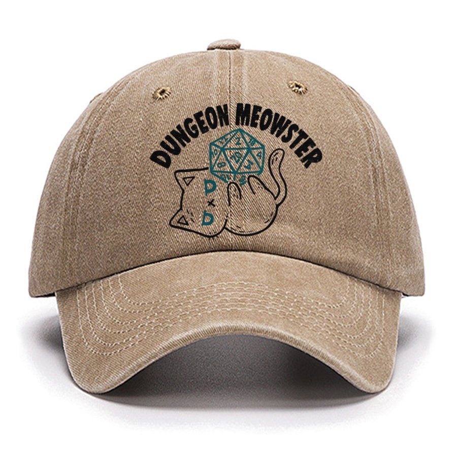 The Dungeon Meowster Geek Cotton Hat