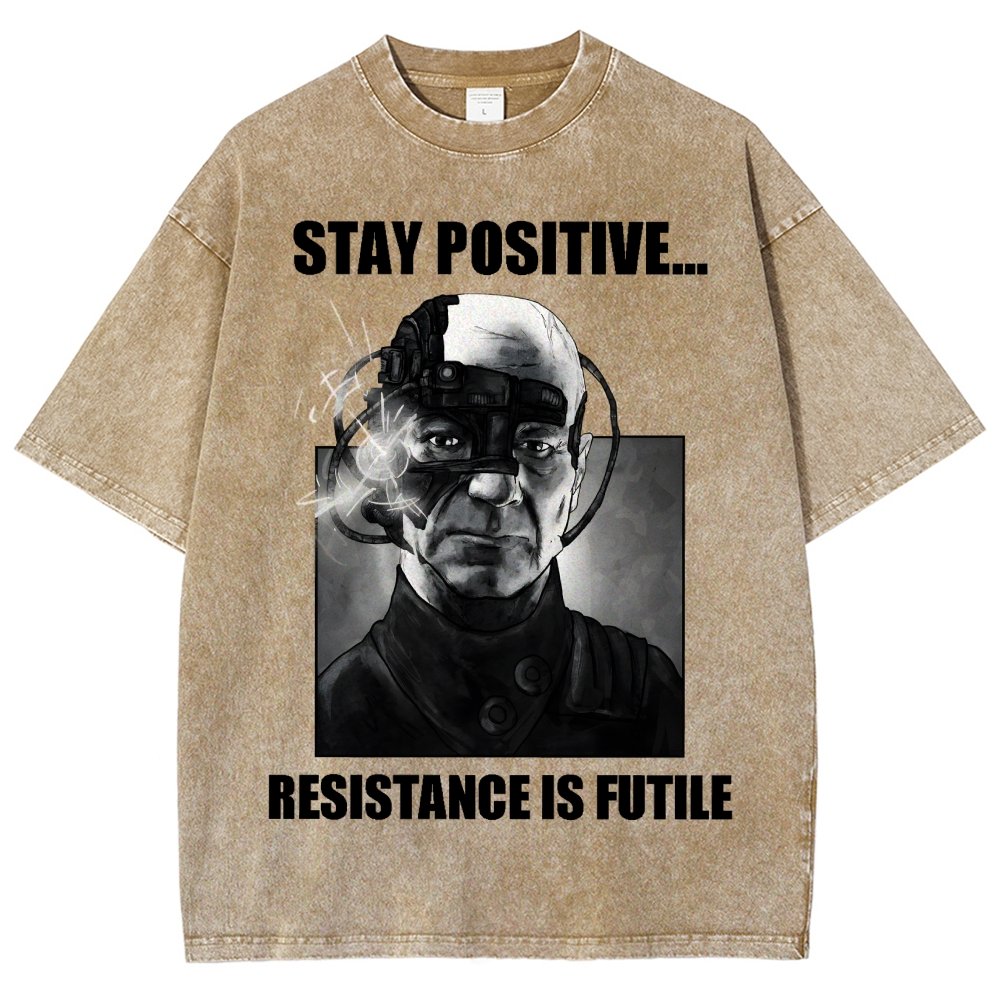 Stay positive... Persistence is key Vintage Distressed T-shirt