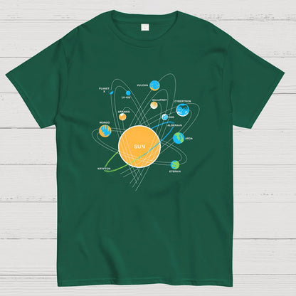 Solar System Geeky T-Shirt