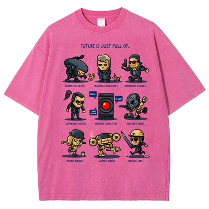 Dystopian Future Vintage Distressed T-shirt