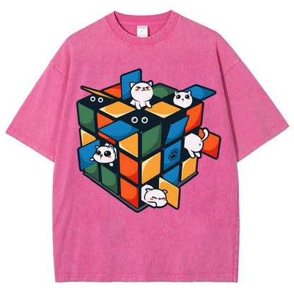 Rubikittens Vintage Distressed T-shirt