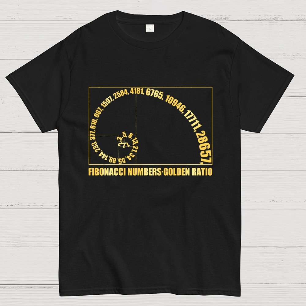 Fibonacci Numbers Golden Ratio Geek T-Shirt