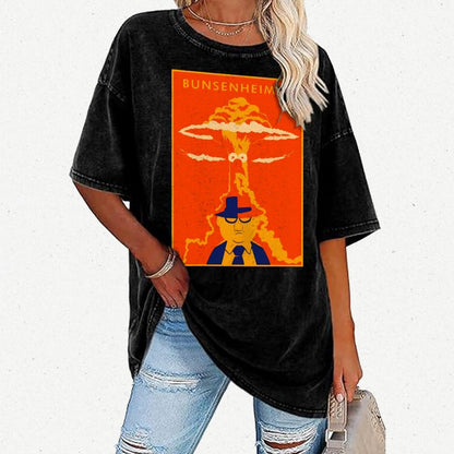 Bunsenheimer ！Vintage Distressed T-shirt