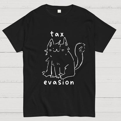 Tax Evasion Cat Geek T-Shirt