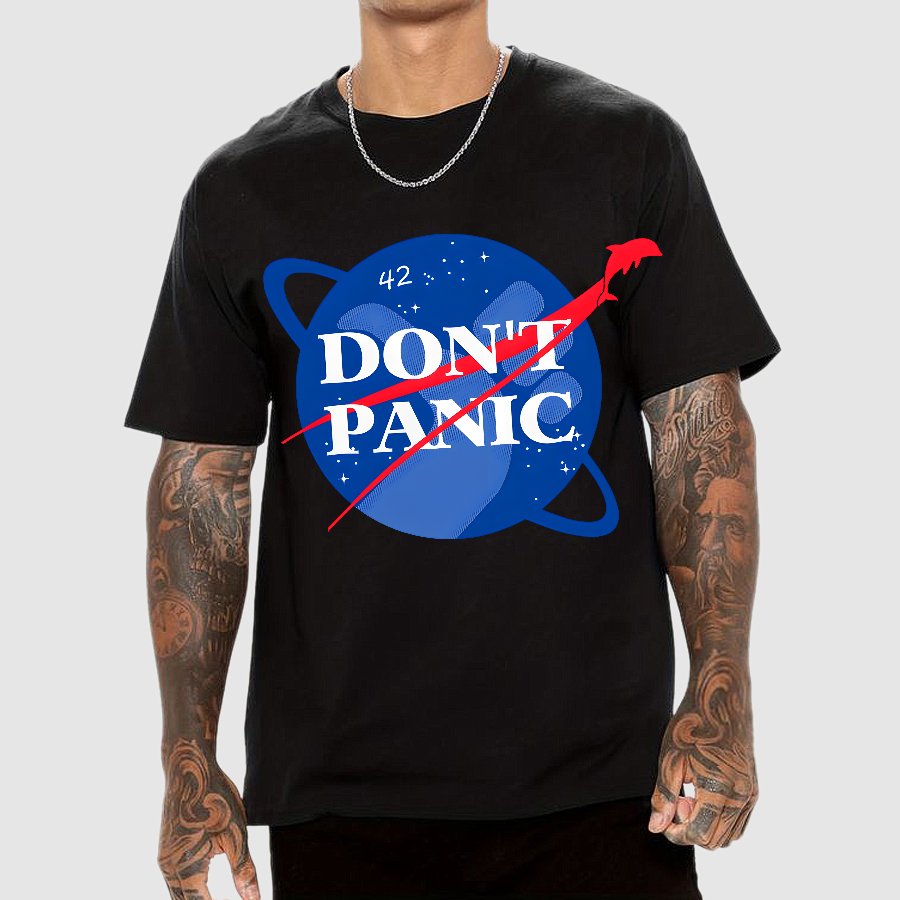 Don't Panic Geek T-Shirt