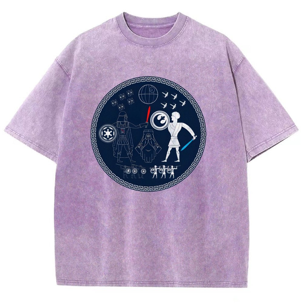 Greek Wars Vintage Distressed T-shirt