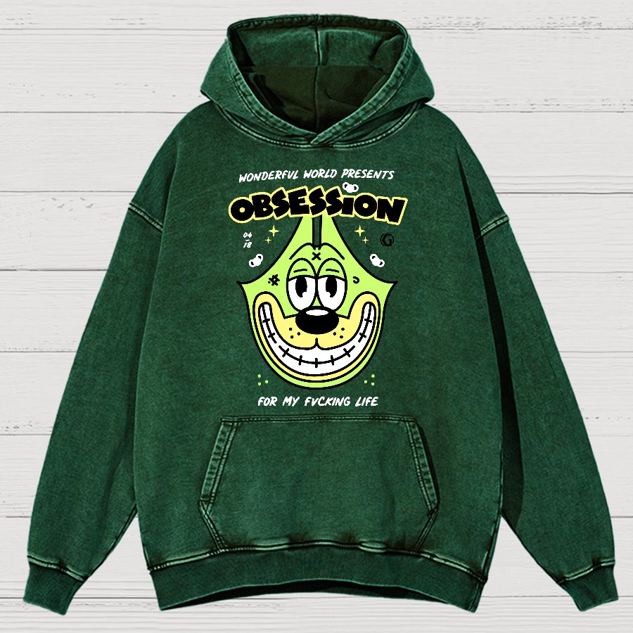 Obsession! Sarcasm Vintage Distressed Hoodie
