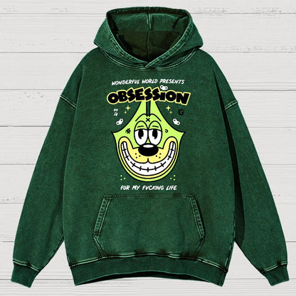 Obsession! Sarcasm Vintage Distressed Hoodie