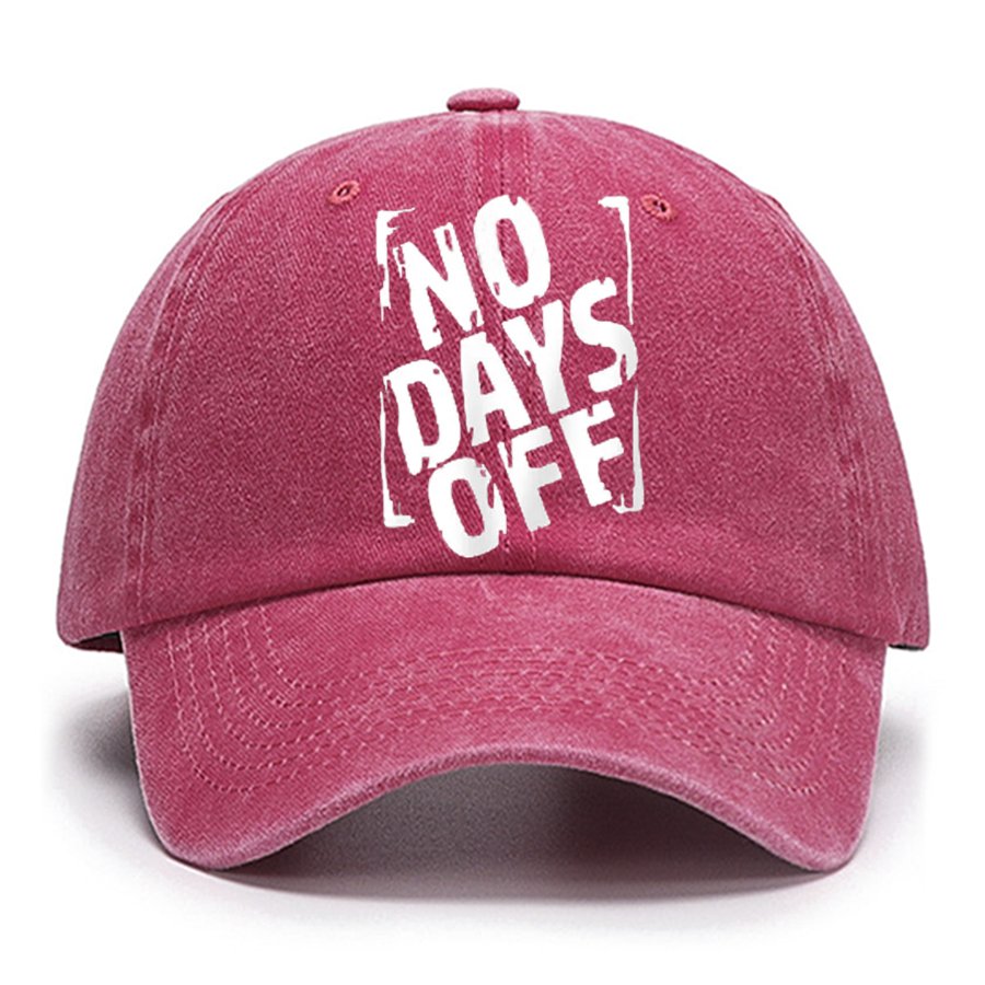No Days Off Funny Cotton Hat