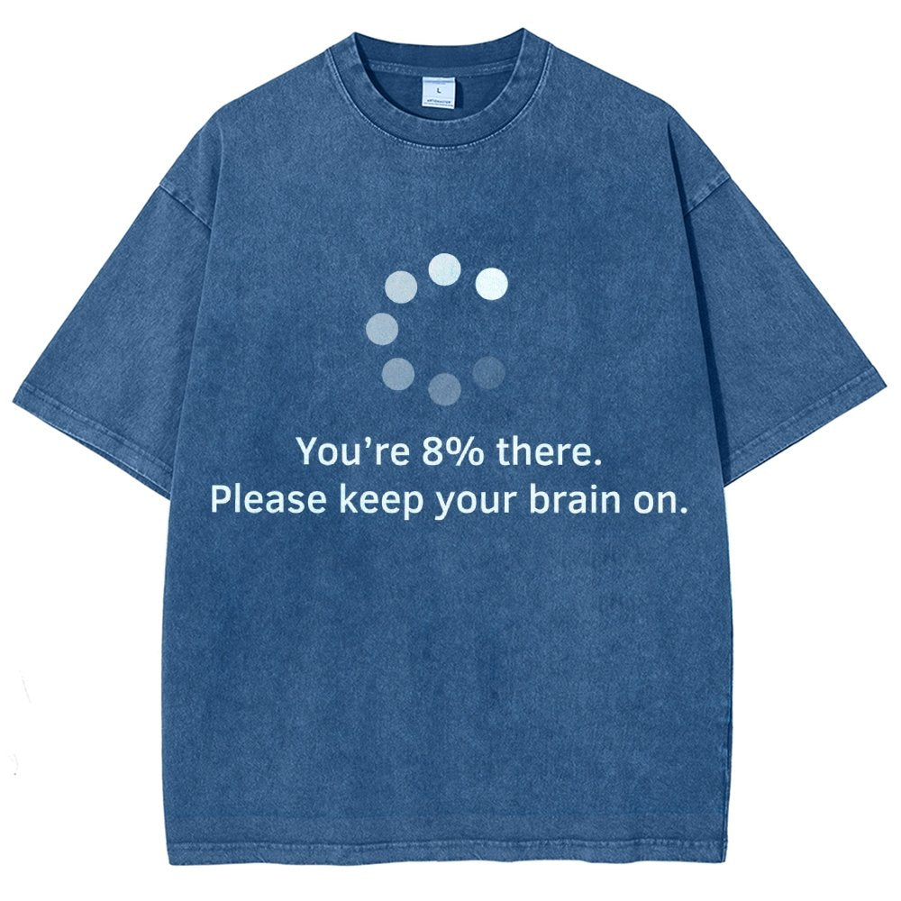 Brain Update Vintage Distressed T-shirt