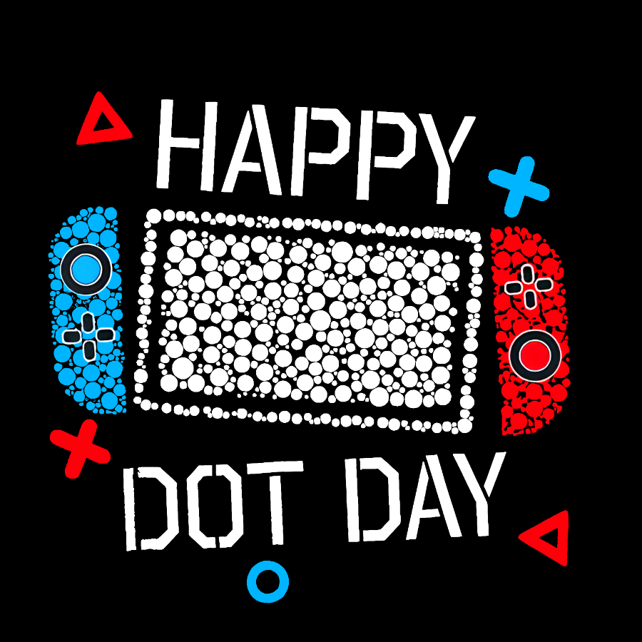 Happy International Dot Day Game Controller Geek T-Shirt
