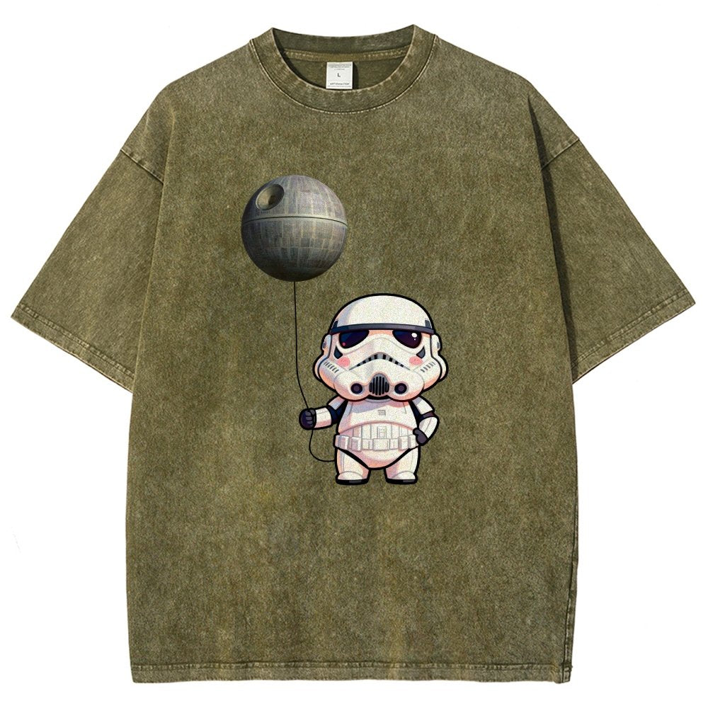 Soldiers playing with balloons Vintage Distressed T-shirt